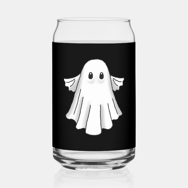 Vaso Con Forma De Lata Halloween fantasmal (Anverso)