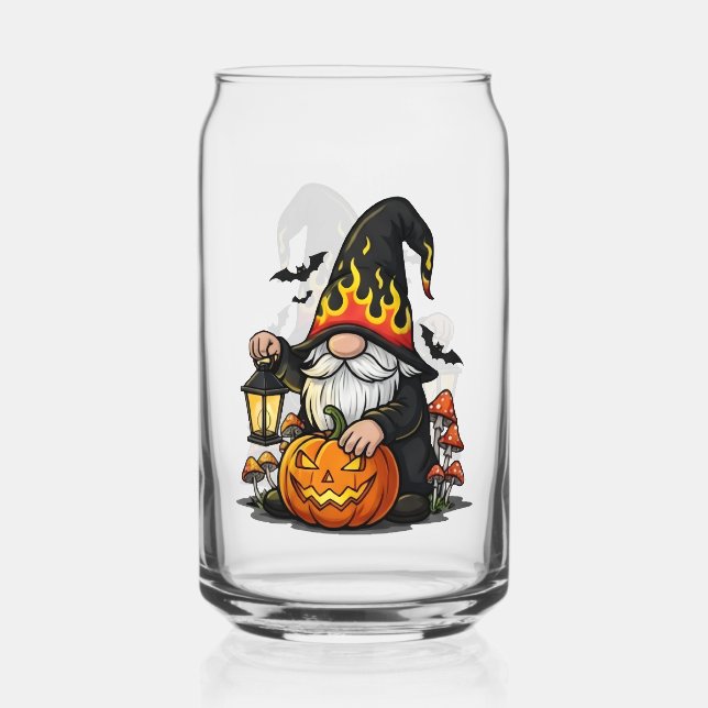 Vaso Con Forma De Lata Halloween Gnome Drinkware Set (Anverso)