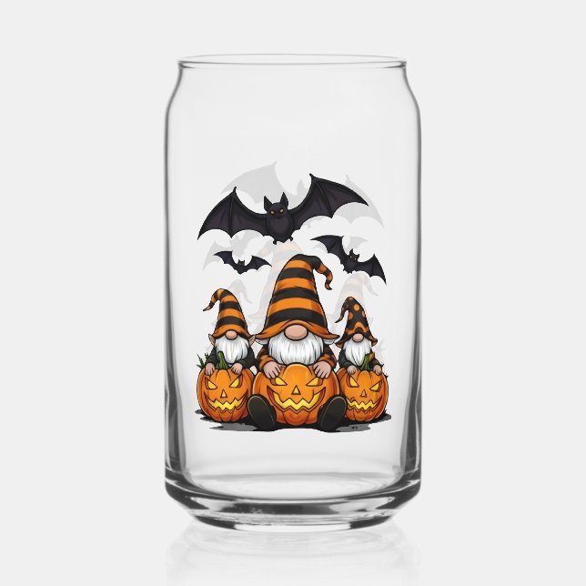 Vaso Con Forma De Lata Halloween Gnome Drinkware Set (Anverso)