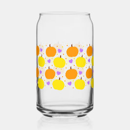 Vaso Con Forma De Lata Halloween Pumpkin Glass Can Halloween Drinkware