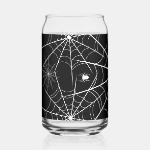 Vaso Con Forma De Lata Halloween Spider Web