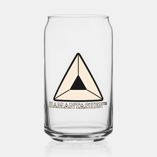Vaso Con Forma De Lata Hamantashen Can Glass (Anverso)