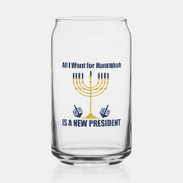 Vaso Con Forma De Lata Hanukkah político judío anti Trump