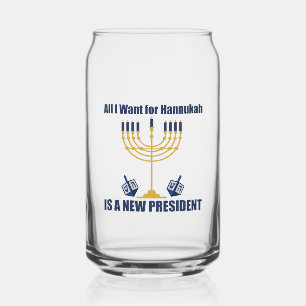 Vaso Con Forma De Lata Hanukkah político judío anti Trump