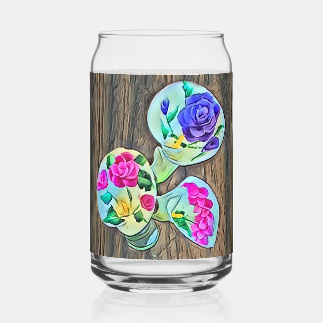 Vaso Con Forma De Lata Happy Lilys (Anverso)