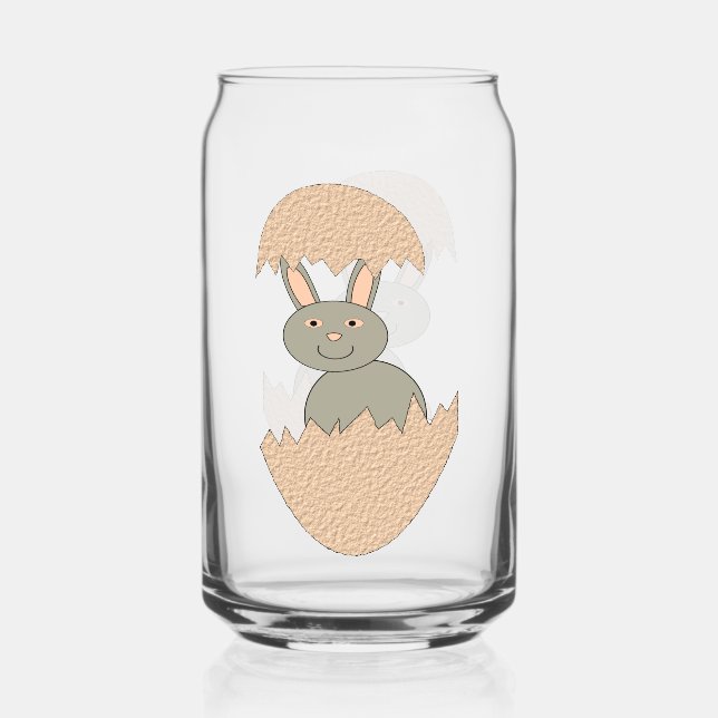Vaso Con Forma De Lata Hatching de Bunny de Egg Weird (Anverso)