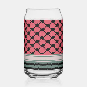 Vaso Con Forma De Lata Hatta Keffiyeh Kufiya Folk