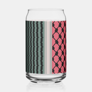 Vaso Con Forma De Lata Hatta Keffiyeh Kufiya Folk
