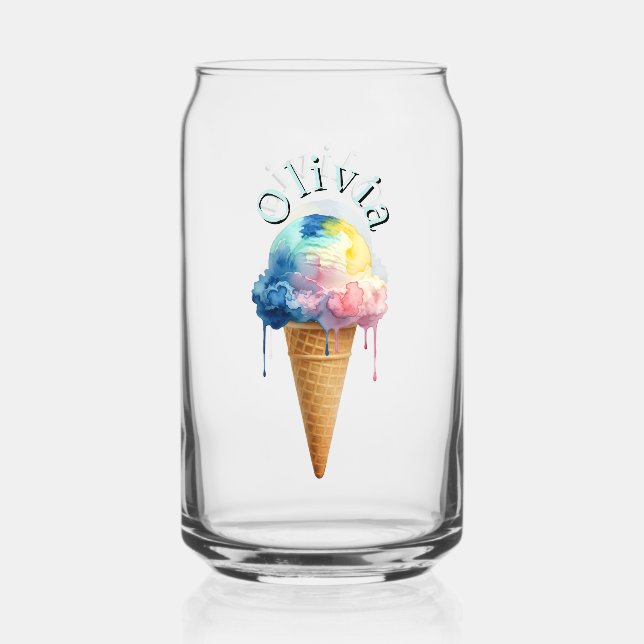 Vaso Con Forma De Lata Helado (Anverso)