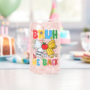 Vaso Con Forma De Lata Hermano Volvemos Segundo 2do Grado Regreso a la Es
