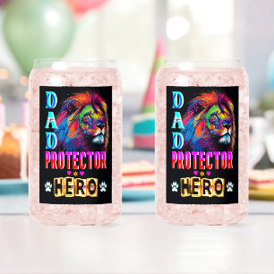 Vaso Con Forma De Lata Héroe del protector de papá