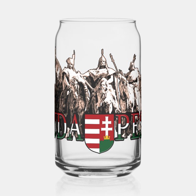 Vaso Con Forma De Lata Héroes De Budapest De Hungría (Izquierda)
