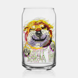 VASO CON FORMA DE LATA "HI" SHIBA INU