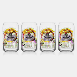 VASO CON FORMA DE LATA "HI" SHIBA INU