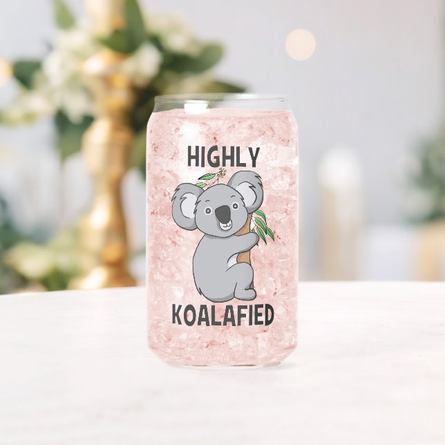 Vaso Con Forma De Lata Highly Koalafied Koala (Insitu (Boda))