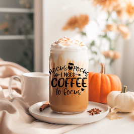Vaso Con Forma De Lata Hocus Pocus Necesito Café para Enfocar la cerveza 