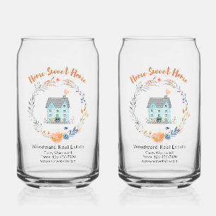 Vaso Con Forma De Lata Hogar Sweet Home Realtor Client Moderno y elegante
