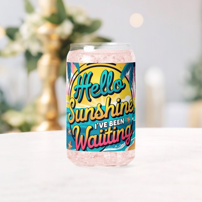 Vaso Con Forma De Lata Hola Sol (Insitu (Boda))