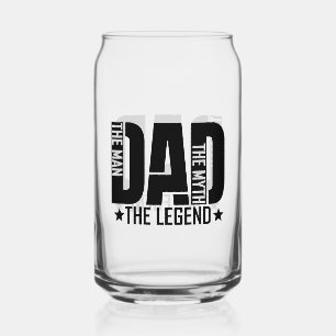 Vaso Con Forma De Lata Hombre de leyenda de papá