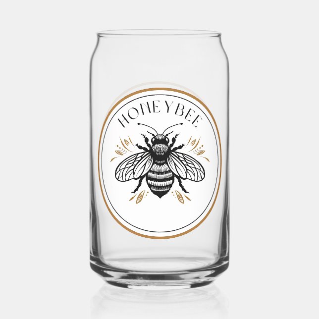 Vaso Con Forma De Lata Honey Bee (Anverso)