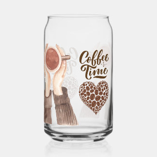 Vaso Con Forma De Lata Hora del café