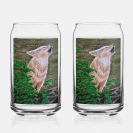 Vaso Con Forma De Lata Howling Coyote