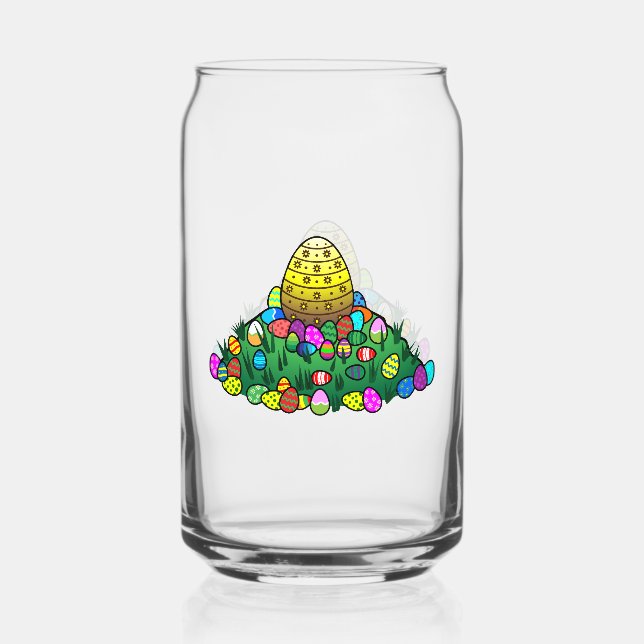 Vaso Con Forma De Lata Huevos de Pascua (Anverso)