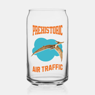 Vaso Con Forma De Lata Humor de piloto de tráfico aéreo prehistórico Pter