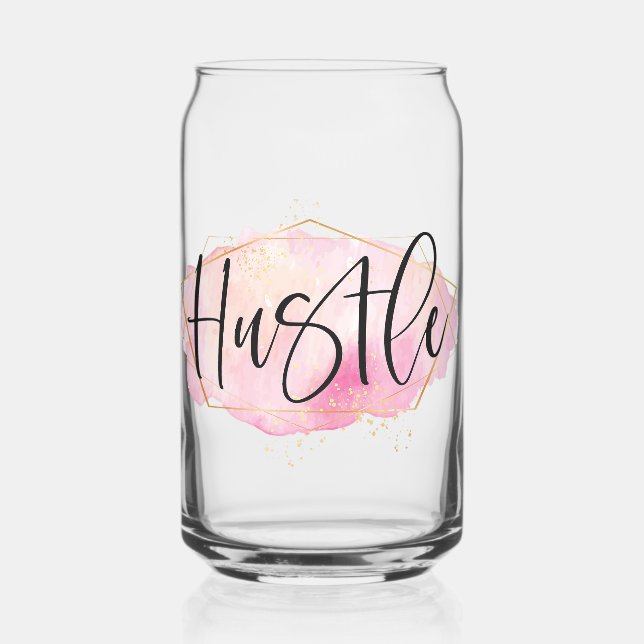 Vaso Con Forma De Lata Hustle (Anverso)