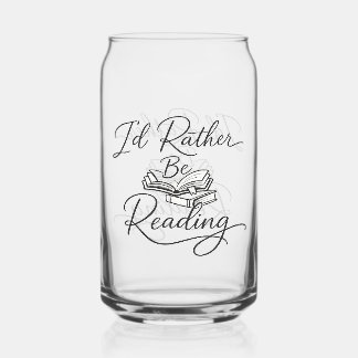 Vaso Con Forma De Lata I’d rather be reading