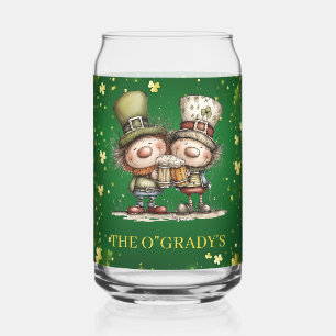 Vaso Con Forma De Lata Ilustración alegre de la fiesta del Día de San Pat