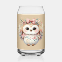 Ilustracion de búho Kawaii Boho