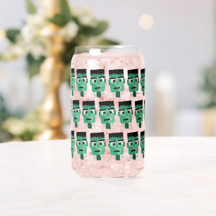 Vaso Con Forma De Lata Ilustración del Monstruo de Frankenstein
