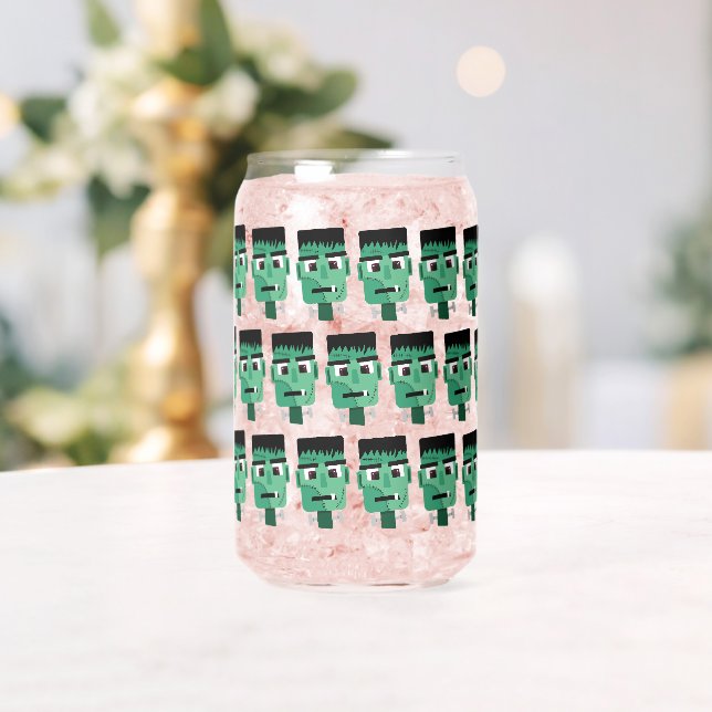Vaso Con Forma De Lata Ilustración del Monstruo de Frankenstein (Insitu (Boda))