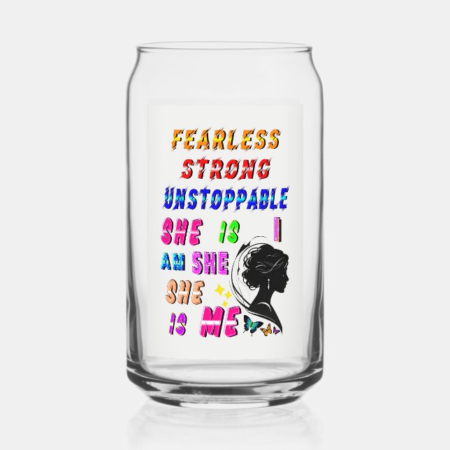Vaso Con Forma De Lata Imparable e intrépida Es (Anverso)