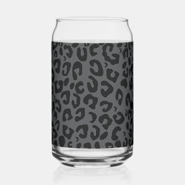 Vaso Con Forma De Lata Impresión de leopardo