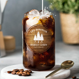 Vaso Con Forma De Lata Impresión de plancha de madera para árboles de cab