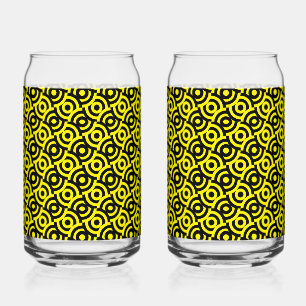 Vaso Con Forma De Lata Impresión decorativa de tejidos de Damasco