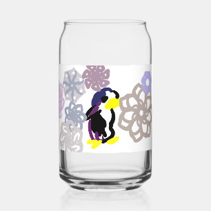 Vaso Con Forma De Lata Invierno de pingüino