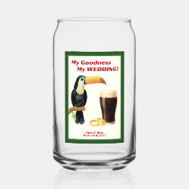 Vaso Con Forma De Lata Irish Stout Bridal Shower Beer Glass Favor/Gift