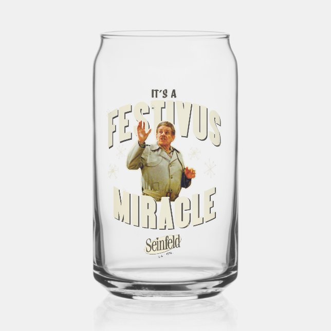 Vaso Con Forma De Lata It's a Festivus Miracle (Anverso)