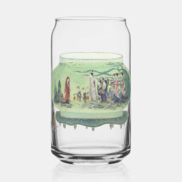 Vaso Con Forma De Lata Japanese Aquatic Glass