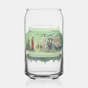 Vaso Con Forma De Lata Japanese Aquatic Glass