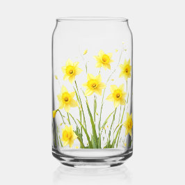 Vaso Con Forma De Lata Jardín de Daffodil Transparente y caprichoso: Drea
