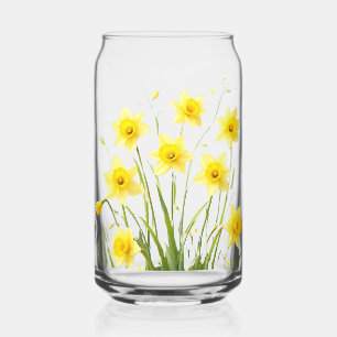 Vaso Con Forma De Lata Jardín de Daffodil Transparente y caprichoso: Drea