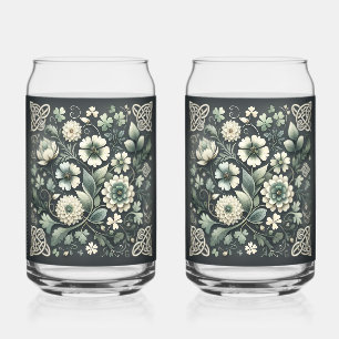 Vaso Con Forma De Lata Jardín de Nudos de Trébol Susurrante