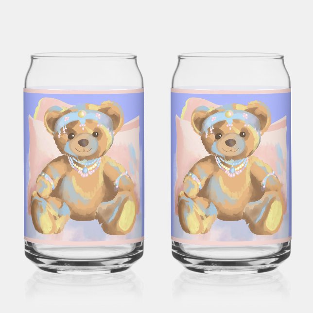 Vaso Con Forma De Lata Jewelry Teddy Soda Glass (Anverso)
