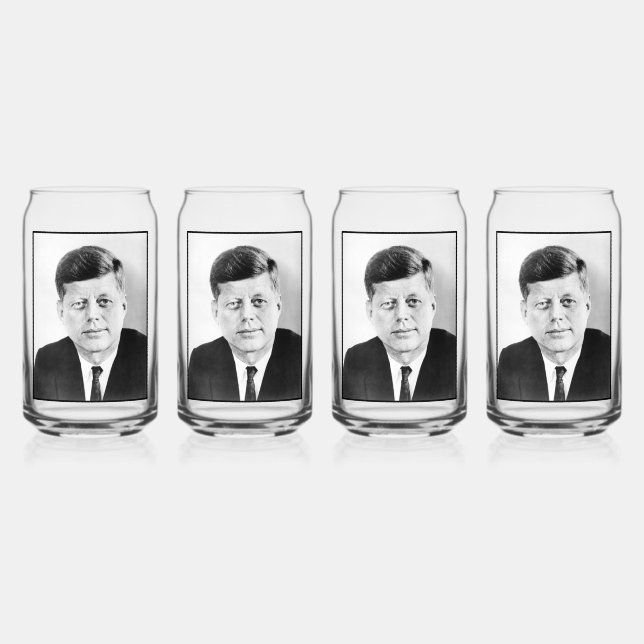 Vaso Con Forma De Lata John Jack Kennedy Casa Blanca Presidencial de EE. (Anverso)