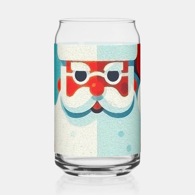 Vaso Con Forma De Lata jolly Santa Claus face (Izquierda)
