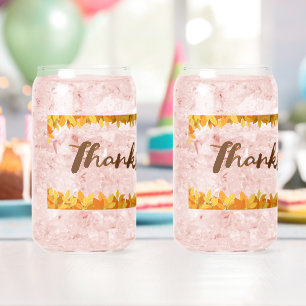 Vaso Con Forma De Lata Juego de 2 Minimalistas latas de vidrio "Acción de